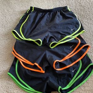 Nike running shorts (3 pairs)